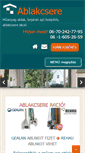 Mobile Screenshot of ablakcsereakcio.hu